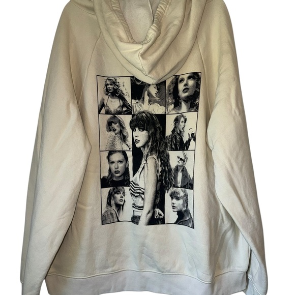 Taylor Swift Eras Tour Beige Hoodie Size 3XL - Picture 4 of 9
